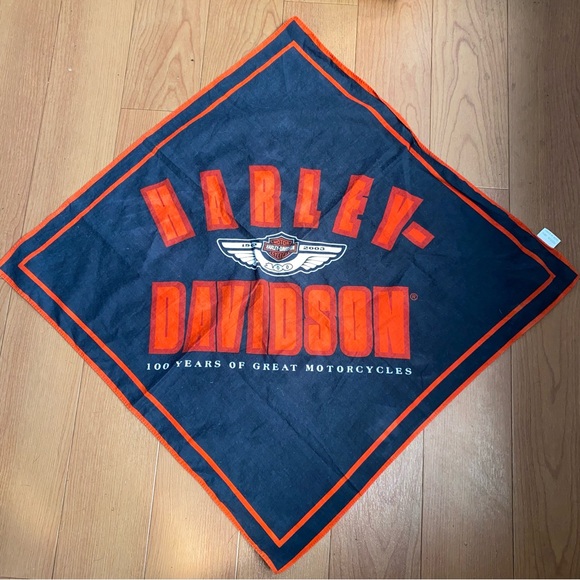Harley-Davidson Other - Harley Davidson 100 Years of Great Motorcycles Bandana Scarf Handkerchief